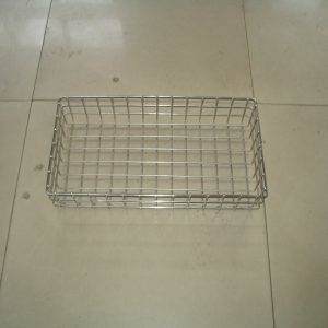 Stainless Steel Square Hole Basket - Image 2