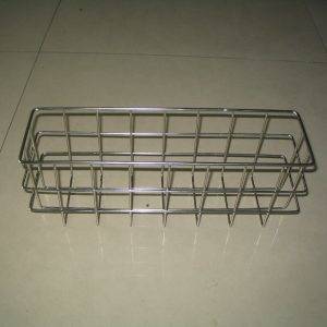 Stainless Steel Square Hole Basket - Image 4